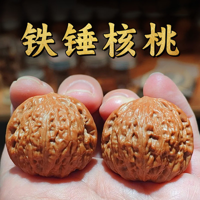 山中玉铁锤核桃文玩妹妹野生精品收藏级天然手盘玩高端小众小手捻