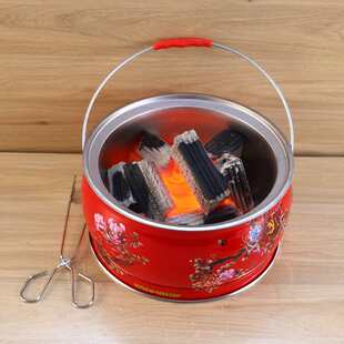 乔迁烤火盆木炭取暖炉新房搬家过火入宅火盆木碳炉烧烤炉结婚炭盆