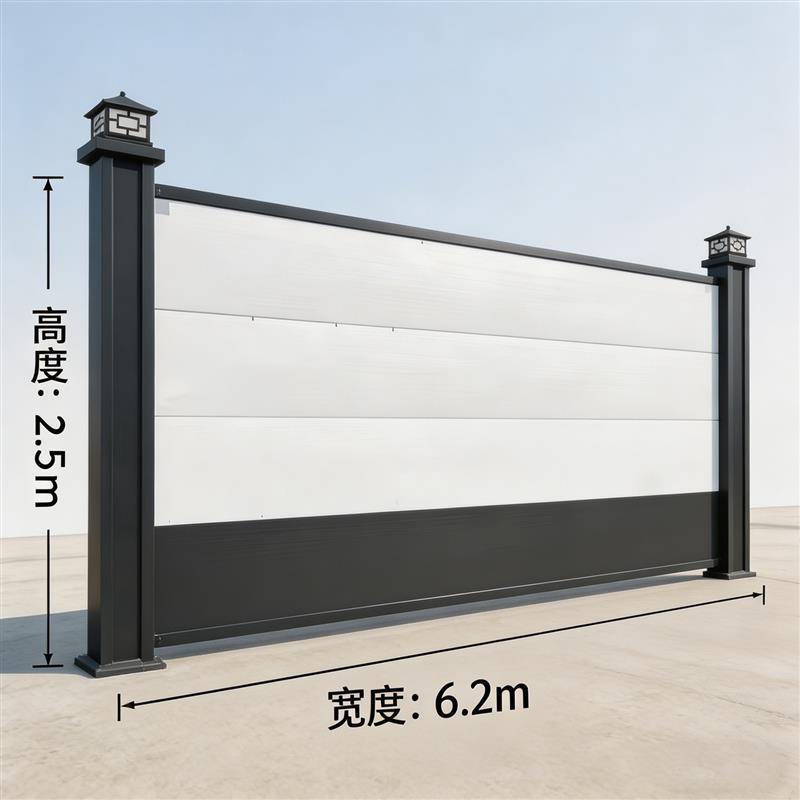 工地挡板围挡施工安全围挡装配式新型围挡市政道路围挡广告布围挡图片