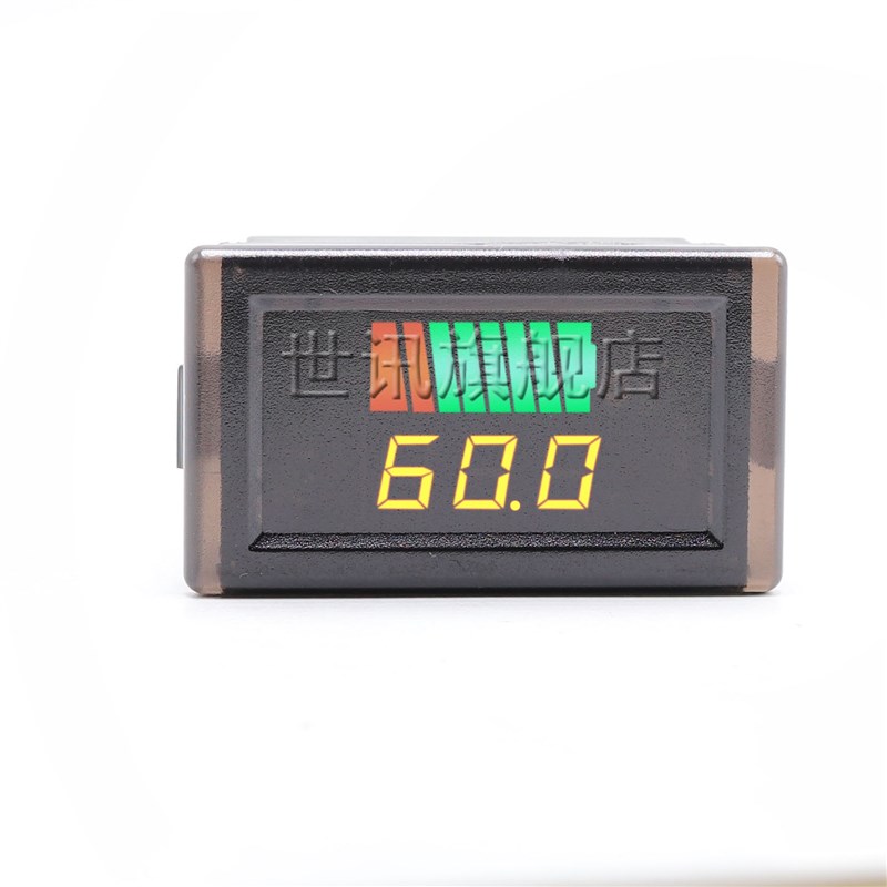防水12V-60V电动车电瓶蓄电池电压电量表显示器直流数显锂电池