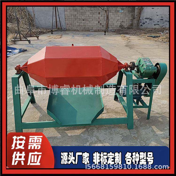 去油除锈抛光机三亚六角滚筒抛光机铁件除油去锈滚筒式抛光机