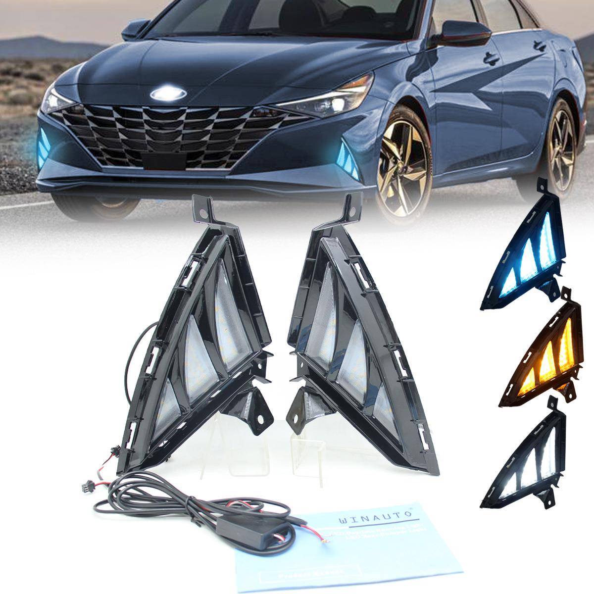 适用于伊兰特Elantra20-21LED日行灯日间行车灯雾灯转向直销