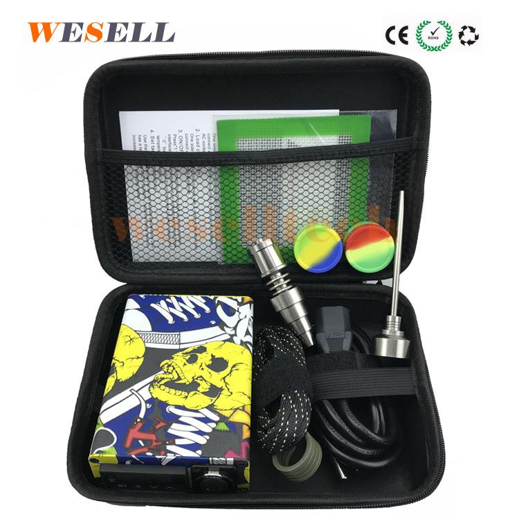 PID Temperature Controller 黄色水转印Enail 温控器 钛钉 Dnail