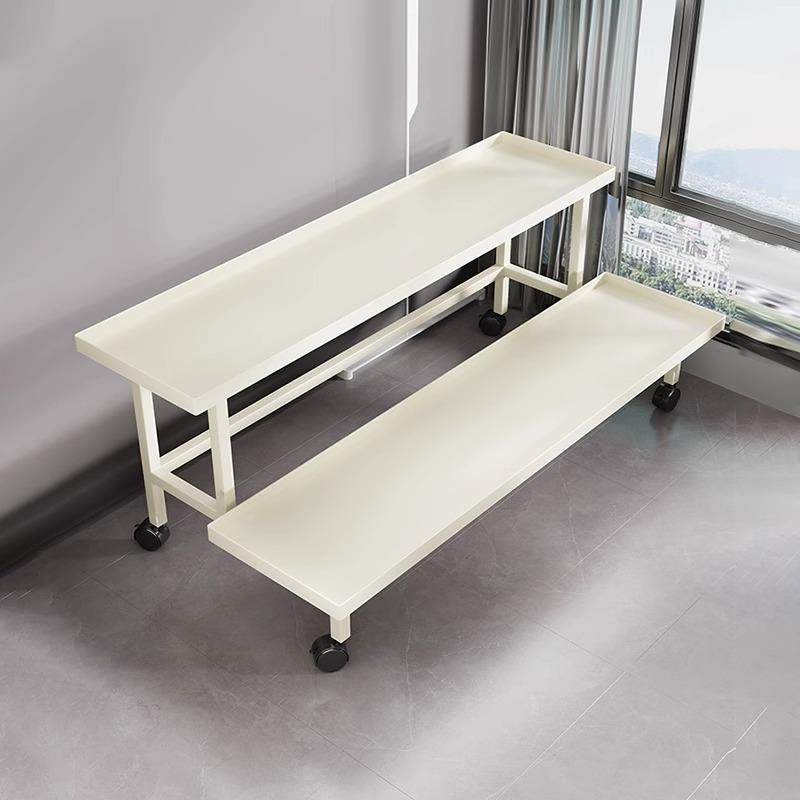 阳台花架可移动带轮花架子客厅落地式置物架铁艺多层阶梯式花盆架