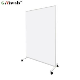 磁性移动双面白板水松板布告板办公隔断屏风