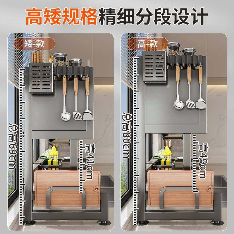 5YA1枪灰厨房水槽置物架洗碗碟水池防尘碗柜台面收纳餐盘多功能沥,特色手工艺,其他特色工艺品,淘宝优惠券,粉丝福利购,淘宝优惠卷