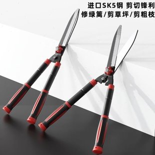 修园林枝花剪草坪茶叶绿草园艺剪刀树枝德国进口大剪家用剪工具花