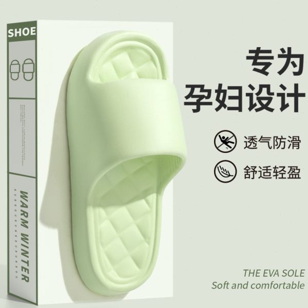 情侣款夏季新款浴室用女防滑拖鞋简约居家踩屎感2025凉拖鞋男舒适