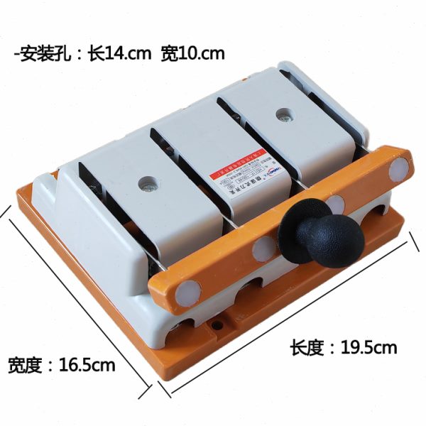 单投防误刀闸4P100A闸刀开关380v隔离大功率单向切换4P三相电四线