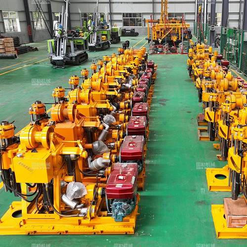 履带勘探钻孔设备 坝体注浆打井取样勘察钻机100-200米岩层钻探机