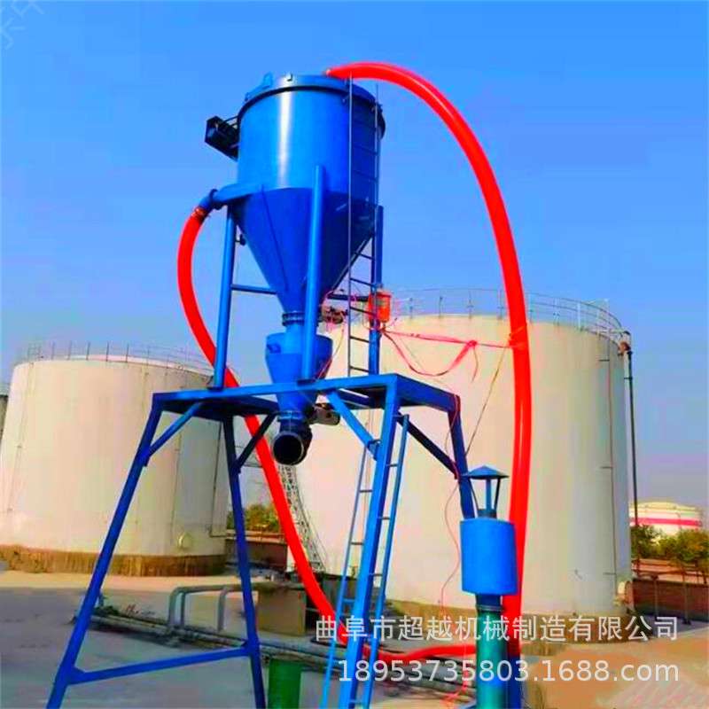 风送式气力负压抽料机 集装箱卸灰机图片 散水泥清库机