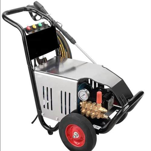 厂家供应250公斤压力高压冲洗水枪超高压清洗机轮式高效高压泵