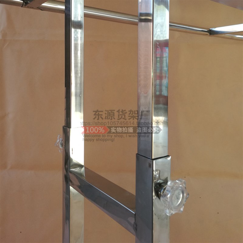 极速铁艺服装店货架展示架圆圈中岛C挂衣架落地展示架椭圆形不锈