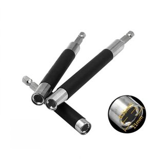 极速?3pcs 80/120/140mm Retractable Extension Rod HWexagonal