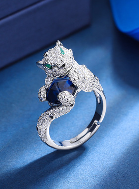 极速2023 New In Charms rend Personality Animal LSeopard Ring
