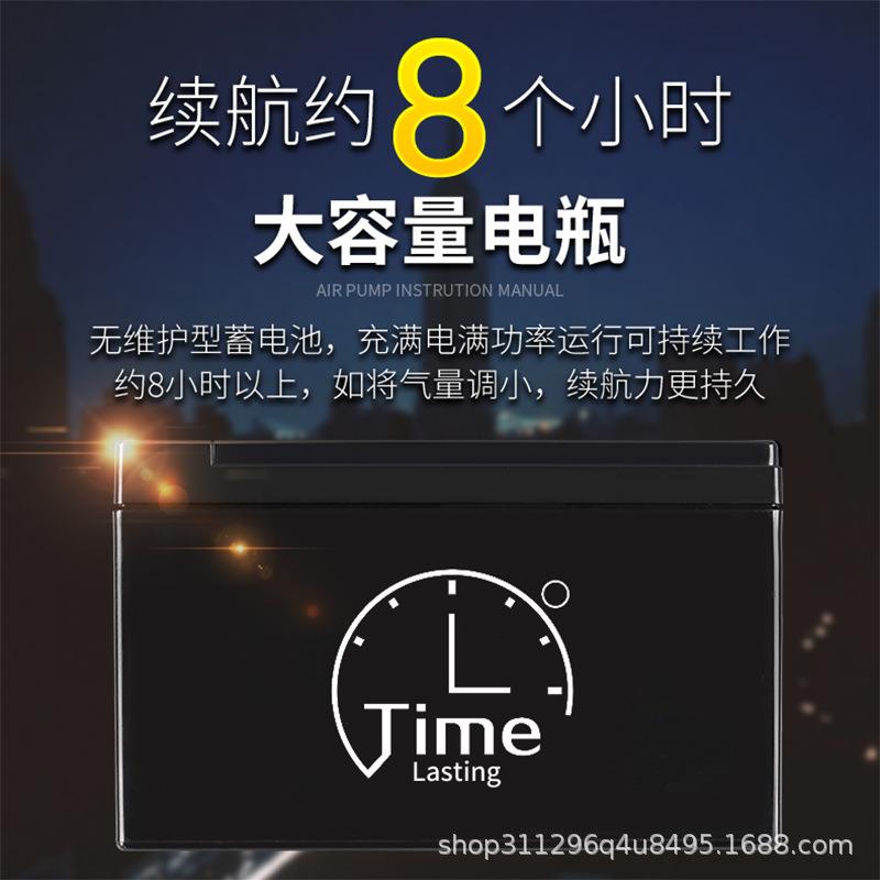 极速交直流两用增氧机p充电氧气泵静音养鱼增氧机户外钓鱼卖鱼增