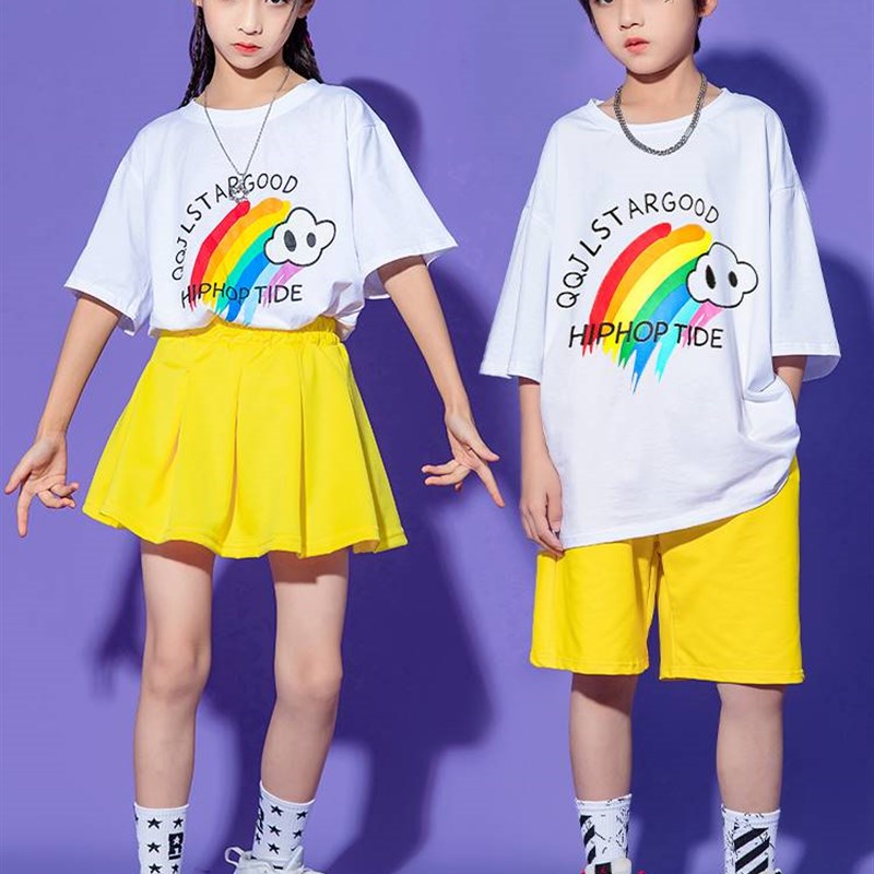 极速I六一儿童合唱演出r服毕业女童裙子男生表演服幼儿园服装街舞