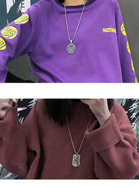 极速儿童项链男孩脖子o配饰潮嘻哈风吊坠女童搭配衣服街头街舞时