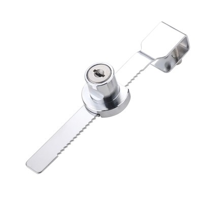 极速锯齿锁璃e门锁展示柜台烟柜推拉门单双开门移门锁免开孔橱窗