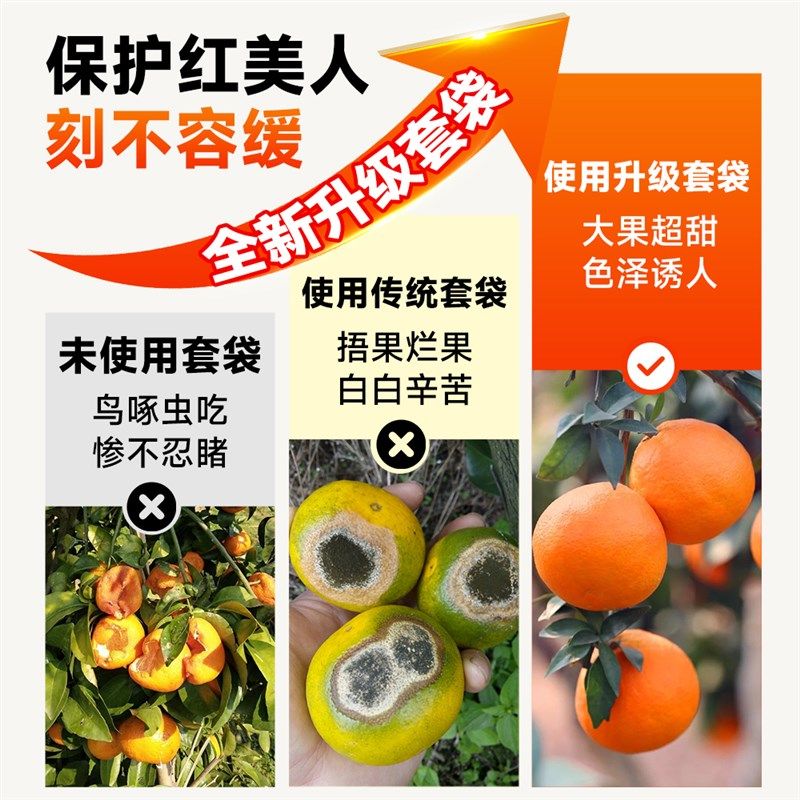 极速红美人套袋柑橘专用套袋脐橙爱F媛橙子耙耙柑防虫防鸟防水果,农机/农具/农膜,水果套袋/果袋,淘宝优惠券,粉丝福利购,淘宝优惠卷