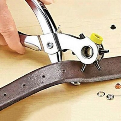极速2023 Multi-function  Puncher Heavy DLuty Leather Hole Pu