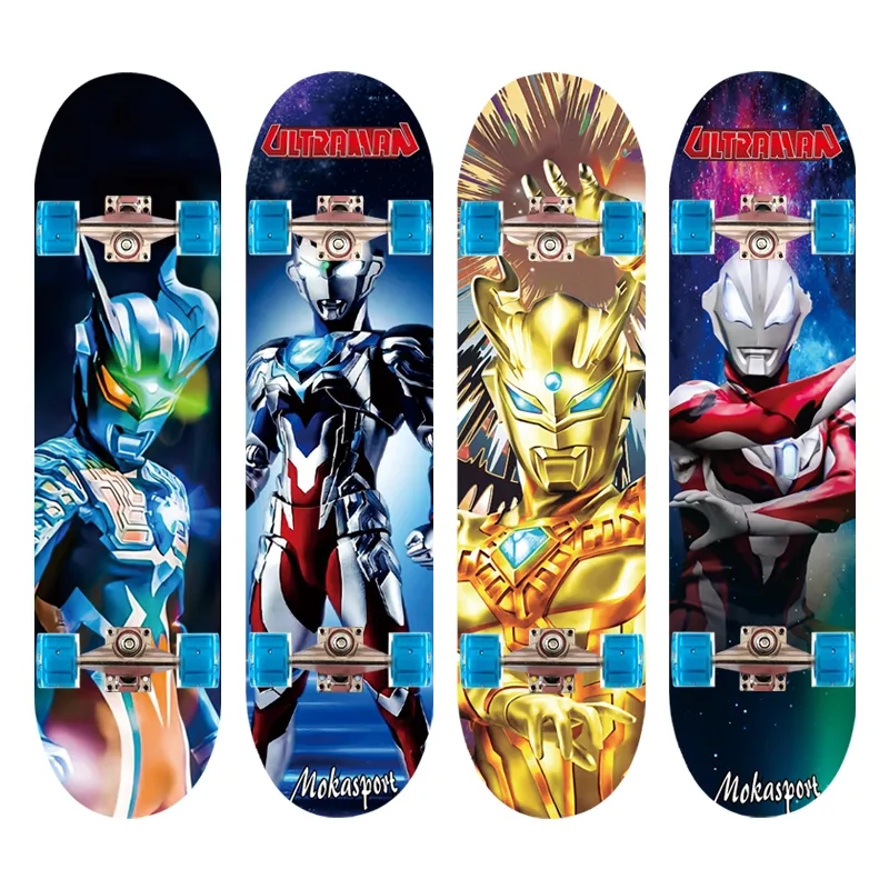 极速儿童滑板8一12岁初学者3-6岁闪光四轮男宝宝男童男.女孩双翘