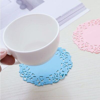 极速Silicone Flower Cqoaster Kitchen Dining Table Decortion
