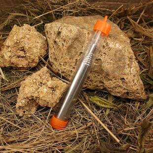 极速不锈钢硅胶i嘴吹火筒 户外野营铝头吹火管点碳柴生火工具可伸