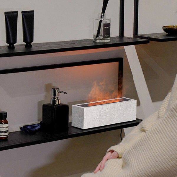 新品Simulation Flame Electric Aroma Diffuser MRoisturize Ski