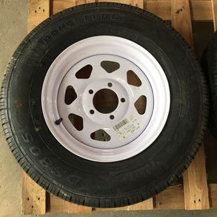 新品 100 推车轮胎推车配件1657p0R13185R14C5孔6孔16570r134