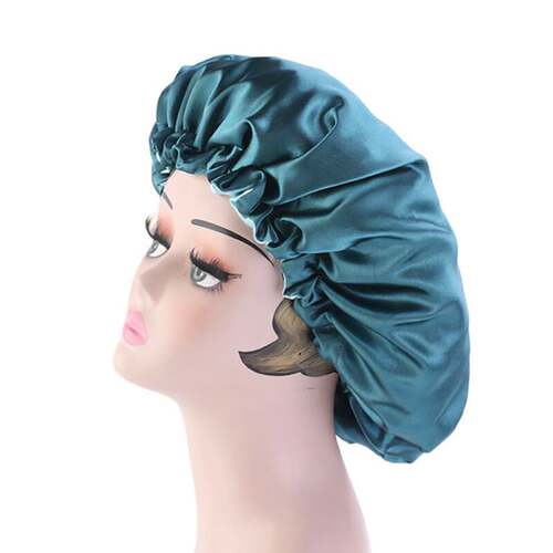 新品Hair Satin Bonnet For Sleeping Shower Cap SiSlk Bonnet B