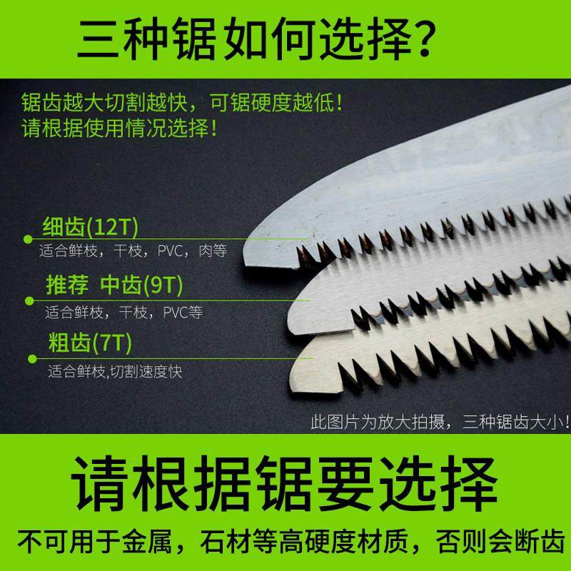 极速三面磨齿快速省力折叠锯 木B工树枝锯断木板粗细中齿手工锯子,居家布艺,入户地垫,淘宝优惠券,粉丝福利购,淘宝优惠卷