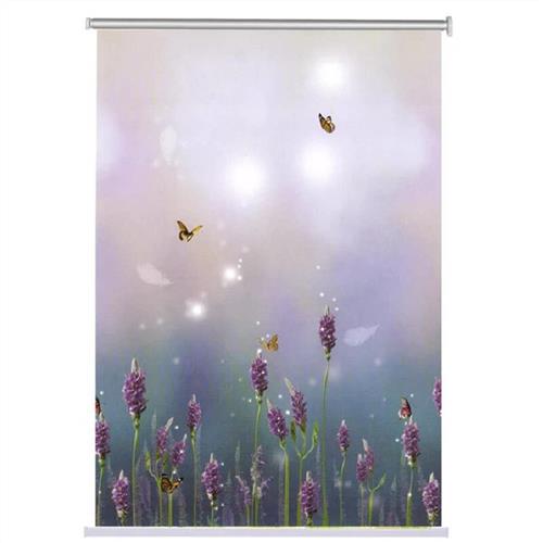 极速柏拉图彩g绘卷帘画定制隔热窗帘升降免打孔化妆室办公室厨房