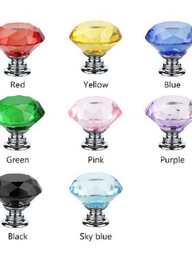 极速10Pcs 30mm Kitchen Cabinet HaEndles Diamond Shape Design