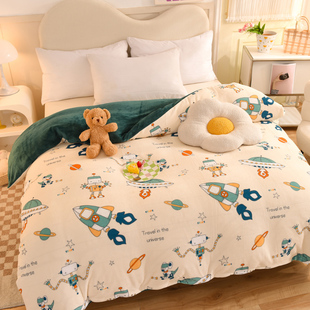 215 248 220 230 H229 极速定做订制加厚牛奶绒被套被罩150