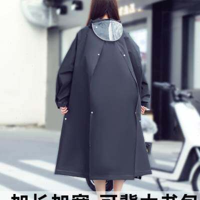 极速电动车自行j车雨衣长版全身单人男女款成人防暴雨学生背书包