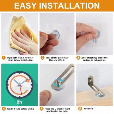 极速40g Display Rack Hooks Prevent Furniture From FalYling O