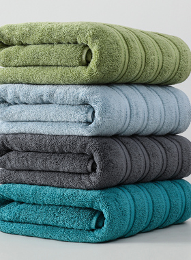 极速大浴巾男士专用超大号男款纯棉B吸水灰色家用全棉裹巾2023新