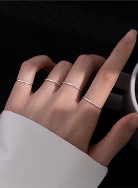 【巷南】925纯银素圈戒指