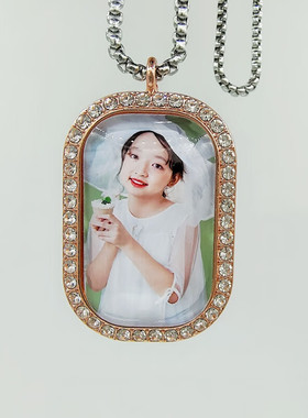 美芙仁来图定制水晶吊坠挂