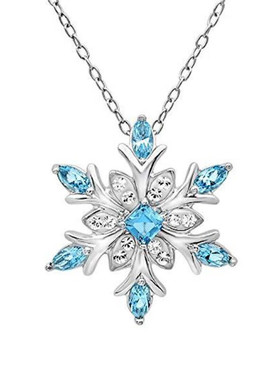 美芙仁欧气质宝石项链锆圣