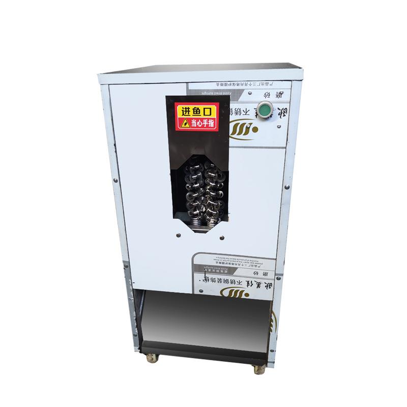 杀鱼机器全自动去鳞破肚宰鱼机去鳞开肚开背一体机不锈钢破鱼机