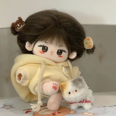 儿生日现货无裸四娃娃公仔cm属娃衣送礼物20女孩玩偶棉花小性炸毛