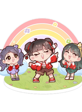 喜马拉雅李哪吒上学记官方周边李哪吒何香菇常小娅多插立牌玩具