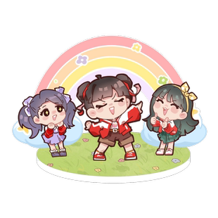 喜马拉雅李哪吒上学记官方周边李哪吒何香菇常小娅多插立牌玩具