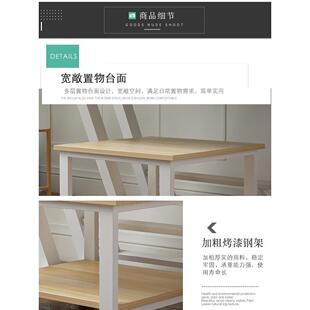 办公室打印机架子桌下移动置物架沙发边几架打印机架子落地收纳架