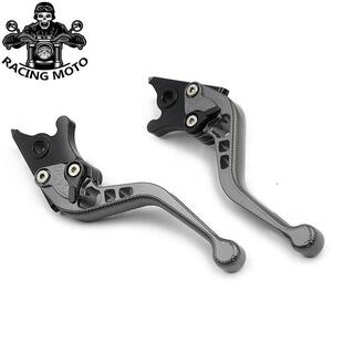 适用三阳HUSKY150 改装煞车牛角手把手柄 哈士奇可调离合拉杆配件