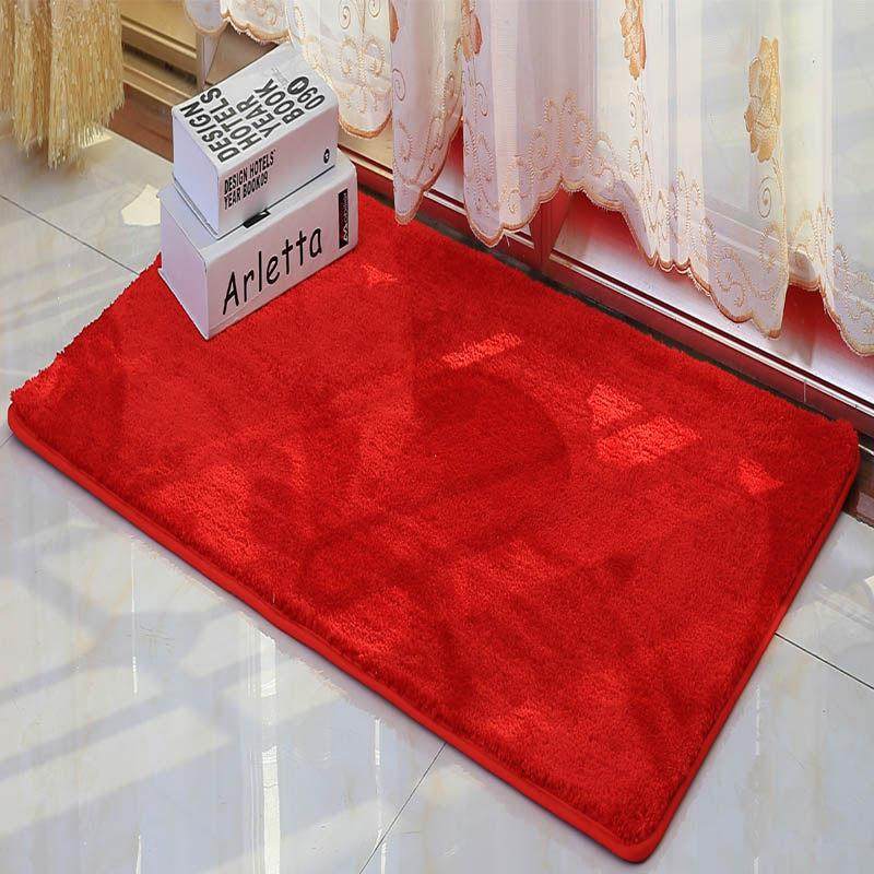 可定制大红色进门地垫门垫喜庆婚庆地毯吸水防滑门口脚垫可以机洗