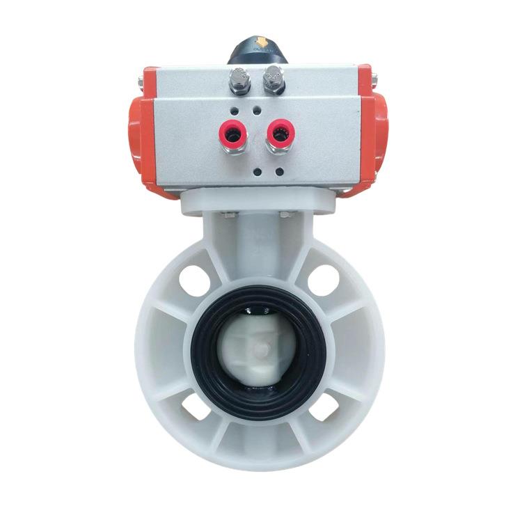 供应FRPP电动蝶阀 耐腐蚀阀座EPDM 简单开关型 DN50 534元一台