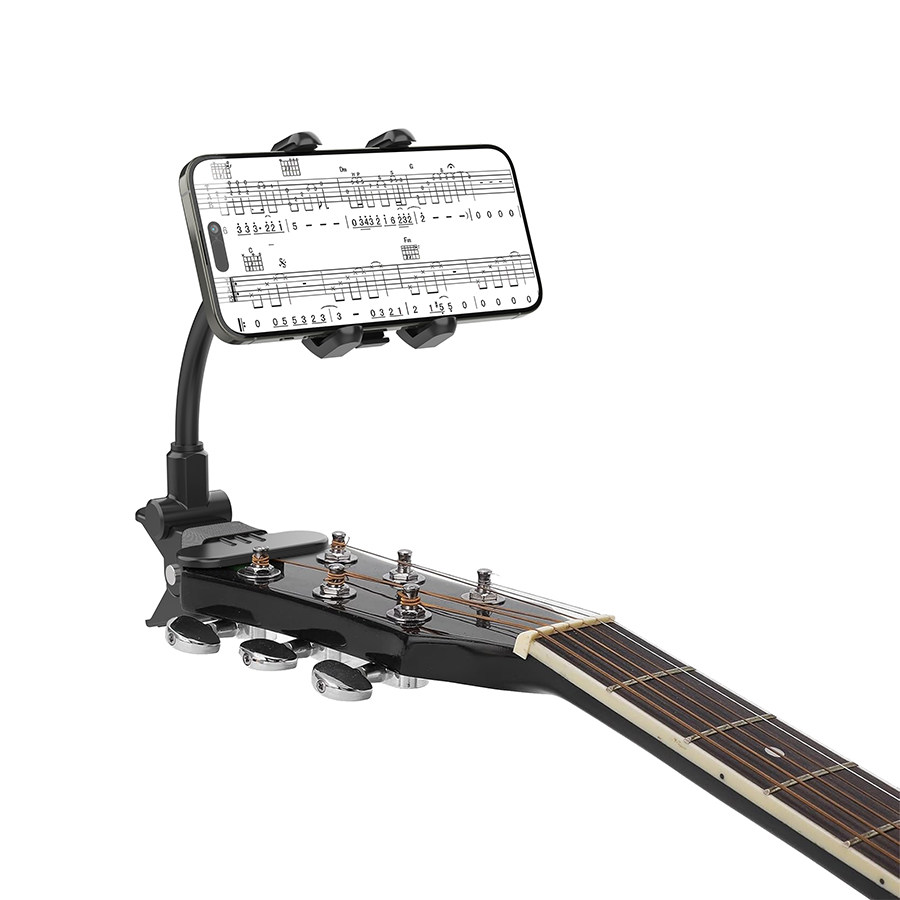 LRBH手机吉他直播支架吉他拍摄吉他自拍录像固定支架钢琴乐器话筒